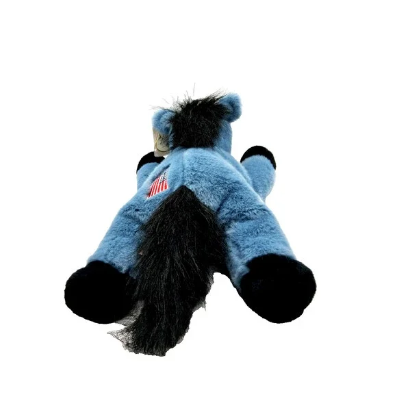 TY Donkey "Lefty" Beanie Baby 13" Long from The Benie Buddies Collection - Picture 6 of 12